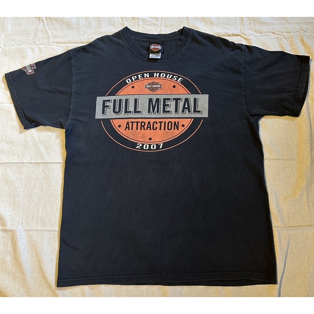 Harley Davidson Full Metal Attraction 2007 T-Shirt Size L